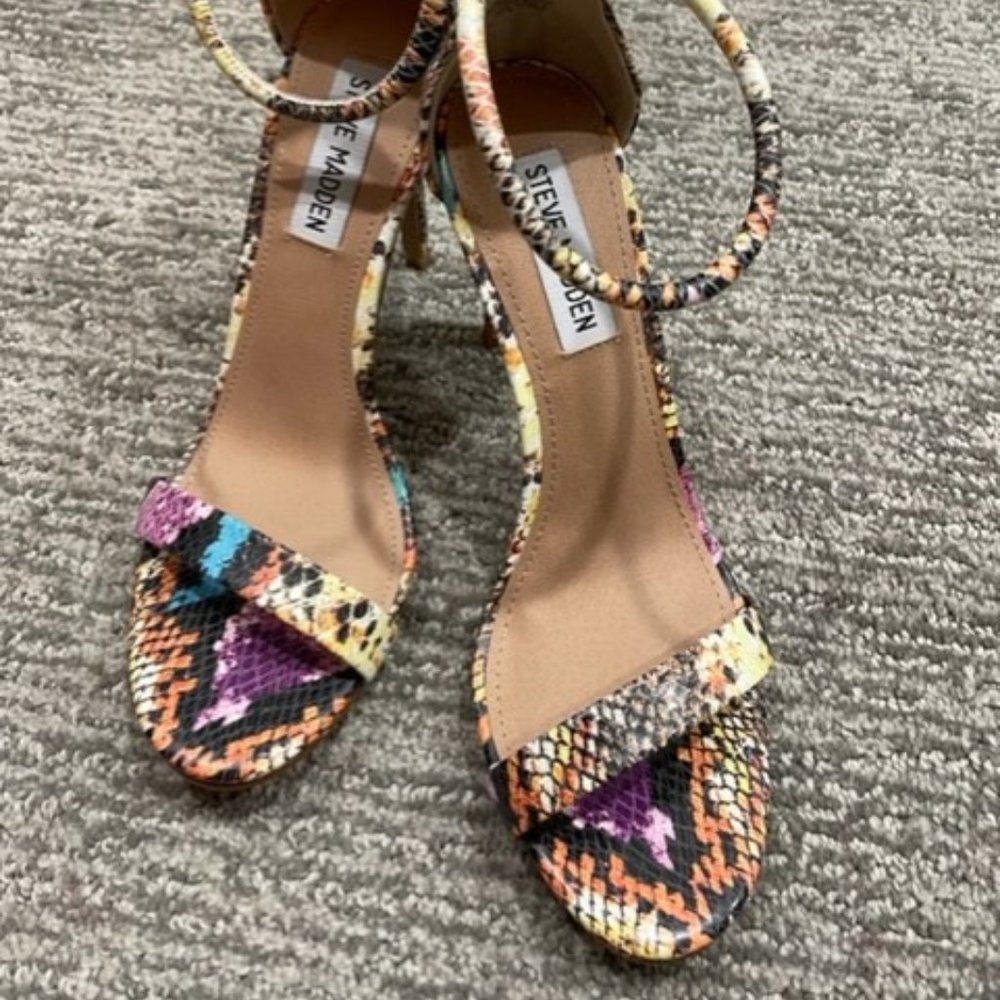 Steve Madden Multi Colored Heels